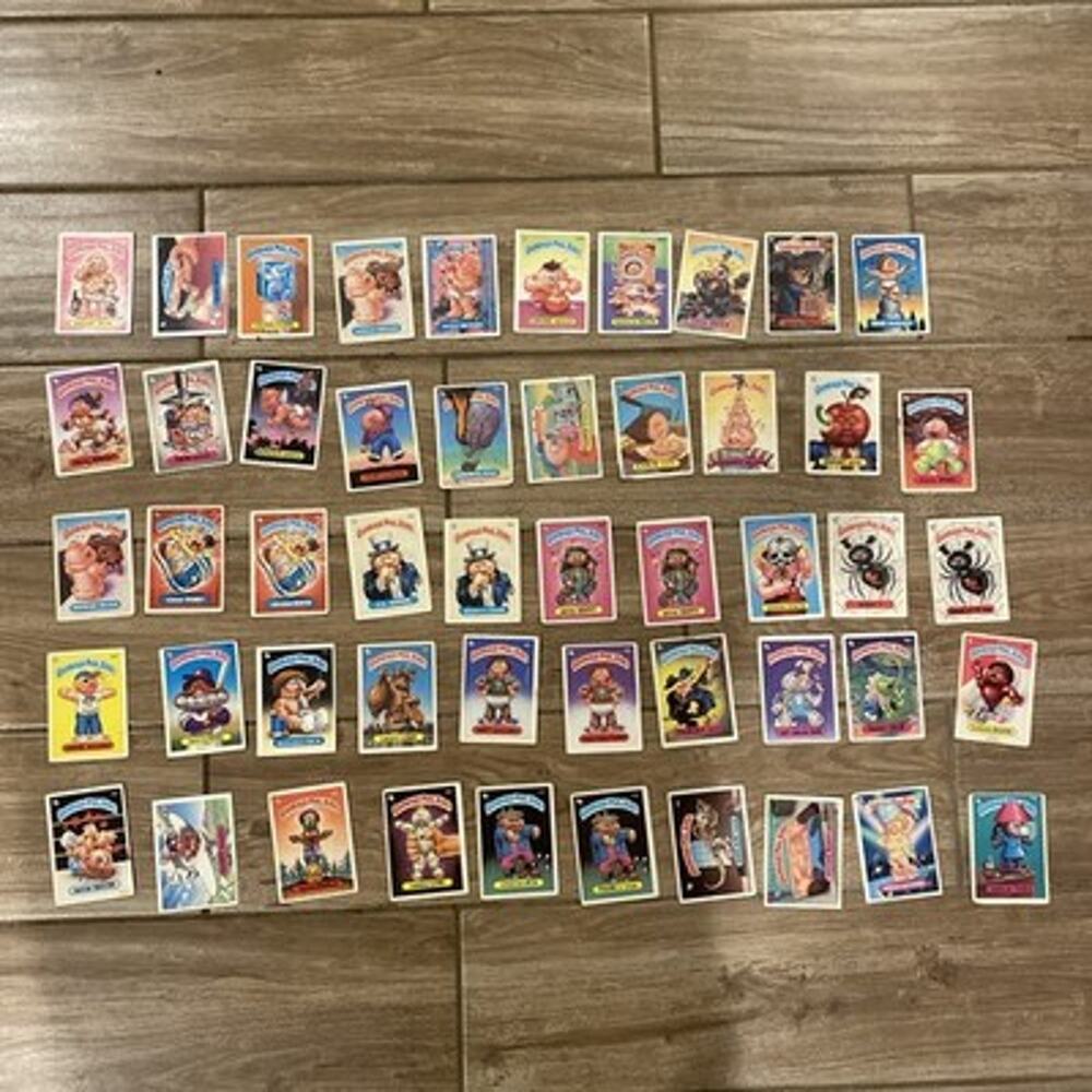 Vintage Topps Garbage Pail Kids Cards Mixed Lot (Poor Condition)